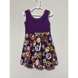 Chatty Bug Disney Villains Purple Toddler Girl Twirl Dress‎ 4T READ